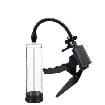 Passion Pump Powerup - Bomba Peniana Manual Com Sistema de Pistola e Barômetro | Tubo: 22 x 6cm