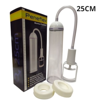 Peneflex - Bomba Peniana Manual Com Gatilho | Tubo 25 x 6cm