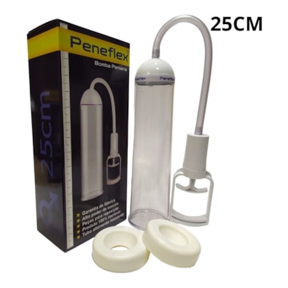 Peneflex - Bomba Peniana Manual Com Gatilho | Tubo 25 x 6cm