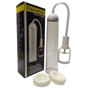 Peneflex - Bomba Peniana Manual Com Gatilho | Tubo 30 x 6 cm