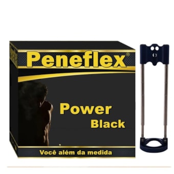 Peneflex Power Black - Desenvolvedor Peniano Até 30cm