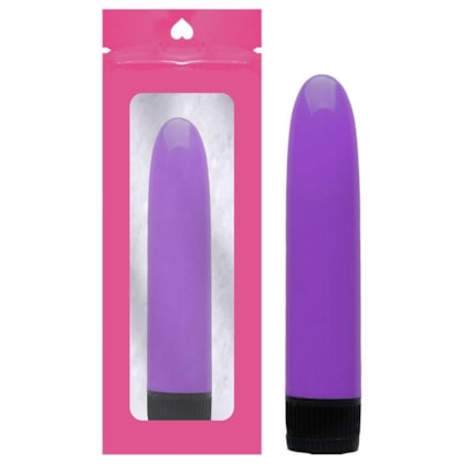 Personal Super - Vibrador Clássico Multivelocidade Com Textura Lisa | Roxo