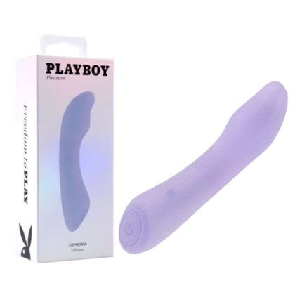 Playboy Euphoria - Vibrador Flexivel de Ponto G com 7 Poderosas Funções à Prova D'água e Submersível