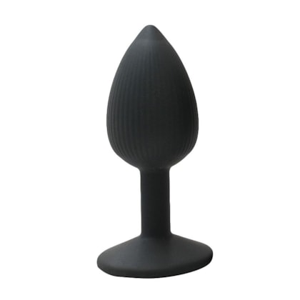 Plug Anal em Silicone Com Ventosa | Tam. M (8,3cm)