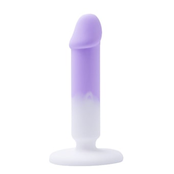 Plug Anal Roxo Com Base e Glande | 14,8cm