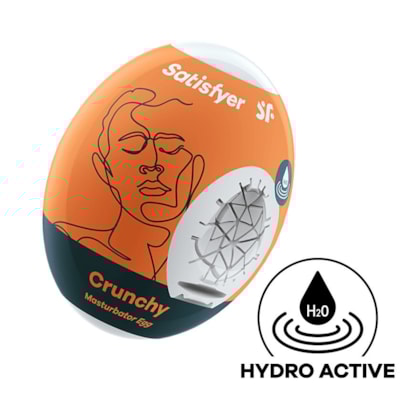 Satisfyer Egg Crunchy - Masturbador Masculino Com Tecnologia Hydro Active