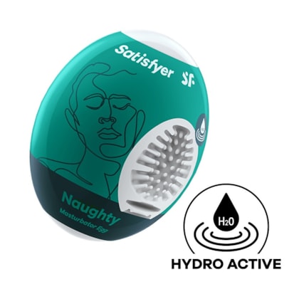 Satisfyer Egg Naughty - Masturbador Masculino Com Tecnologia Hydro Active