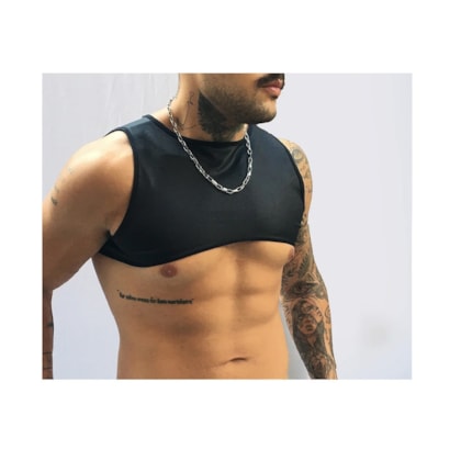 Sd Clothing - Cropped Masculino em Cirré Preto