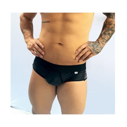 Sd Clothing - Cueca Sex Masculina Em Tule Com Suplex