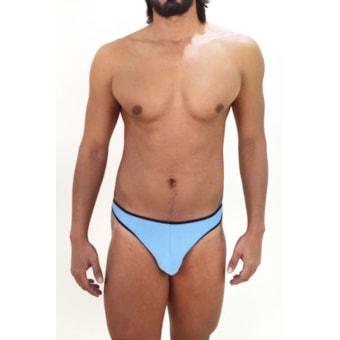 Sd Clothing - Fio Dental Azul Bebê com Tiras Duplas nas Costas