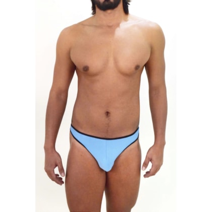 Sd Clothing - Fio Dental Azul Bebê com Tiras Duplas nas Costas
