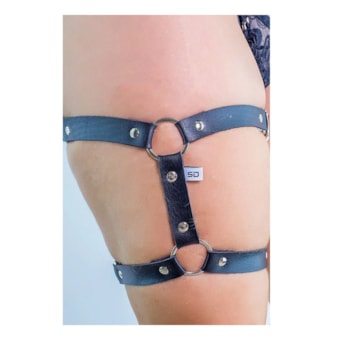 Sd Clothing - Harness de Perna Regulável Em Couro Sintético | Tamanho: Único