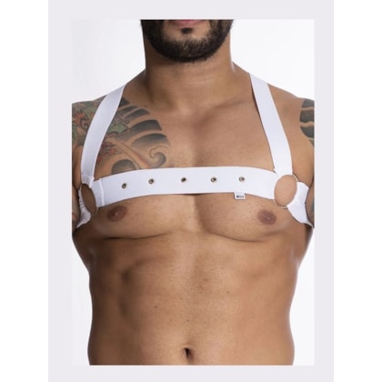 Sd Clothing - Harness Elástico Entrelaçado Com Argola e Metais | Tamanho: Único