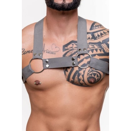 SD Clothing - Harness Z Em  Nylon na Cor Cinza | Tamanho: Único