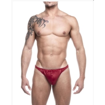 SD Clothing – Fio Dental Vermelho em Cirre Visual Intenso e Sedutor