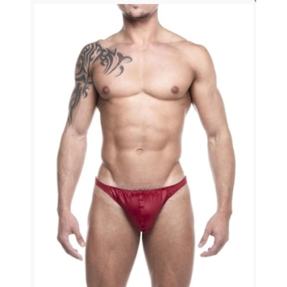 SD Clothing – Fio Dental Vermelho em Cirre Visual Intenso e Sedutor