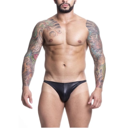 SD Clothing – Tanga Cirrê Preta Discreta e Impactante