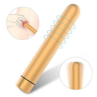 Seed-4 - Cápsula Vibratória Metálica Longa Com 9 Modos de Vibração