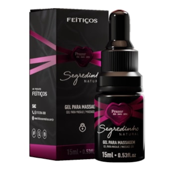 Segredinho - Gel Excitante Unissex Aquece e Estimula Lubrificação Natural