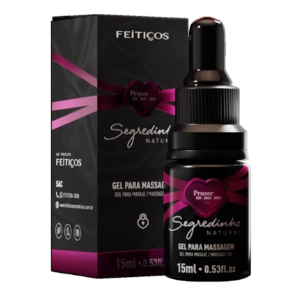 Segredinho - Gel Excitante Unissex Aquece e Estimula Lubrificação Natural