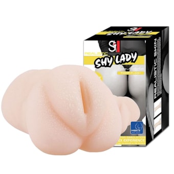 Shy Lady - Masturbador Masculino em Cyberskin no Formato de Vagina Realista