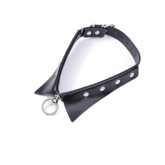 SI -  Coleira Choker Com Guia em Metal