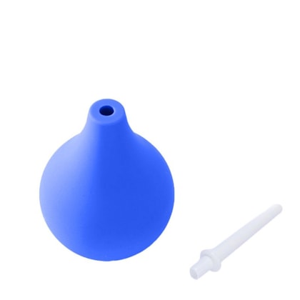 SI - Ducha Anal e Vaginal com 2 Aplicadores e Capacidade de 230ml | Azul