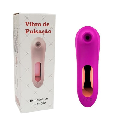 SI - Estimulador por Ondas de Pressão Recarregável com 10 Funções Diferentes | Roxo