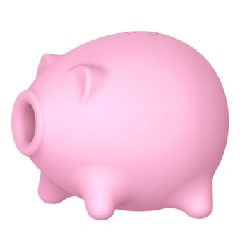 SI Peppa - Vibrador Porquinho Rosa Com 10 Modos de Ondas de Pressão