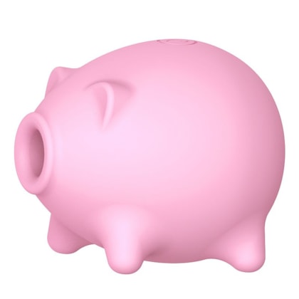 SI Peppa - Vibrador Porquinho Rosa Com 10 Modos de Ondas de Pressão