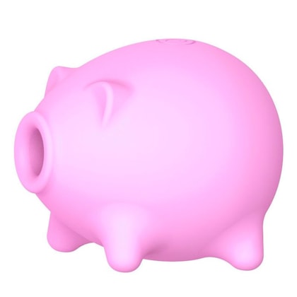 SI Peppa - Vibrador Porquinho Roxo Com 10 Modos de Ondas de Pressão