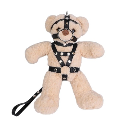 SI - Ursinho Fofo com Vestimenta Harness Sadomasoquista
