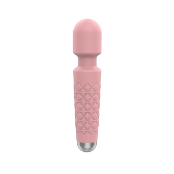 SI - Vibrador Massageador com 20 Funções de Vibração  e 7 Velocidades | Rosa