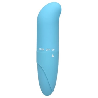 SI - Vibrador Ponto G Aveludado Com Uma Velocidade | Azul