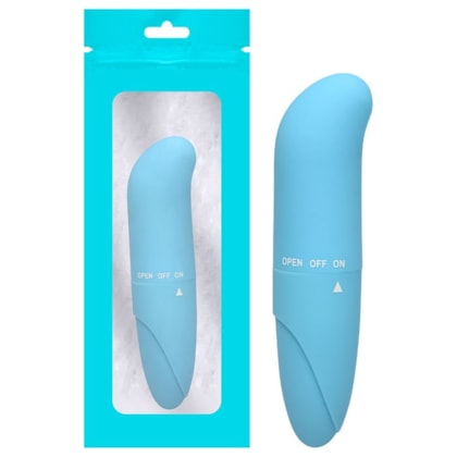 SI - Vibrador Ponto G Aveludado Com Uma Velocidade | Azul