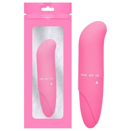 SI - Vibrador Ponto G Aveludado Com Uma Velocidade | Rosa