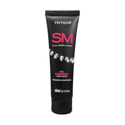 SM - Gel Lubrificante Para Controle De Orgasmo | Morango Com Chantily