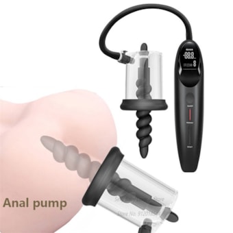 Smart Rosebud Pump - Bomba Anal Estimuladora da Próstata Com 6 Modos de Sucção e Função Memória
