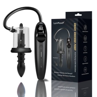 Smart Rosebud Pump - Bomba Anal Estimuladora da Próstata Com 6 Modos de Sucção e Função Memória