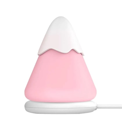 Snow Mountain - Estimulador de Clítoris, Mamilo ou Lóbulo da Orelha Com 9 Ondas de Pressão e Luz na Ponta Com 7 Cores