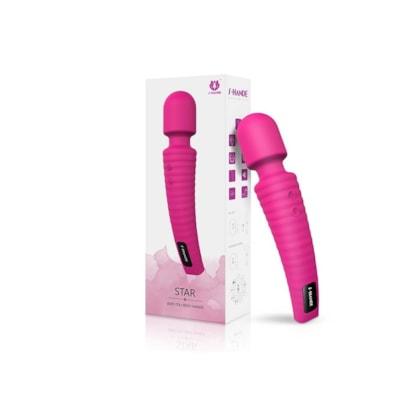 Star - Vibrador Massageador com 7 Funções de Vibração e 4 Velocidades