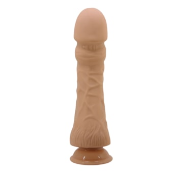 Strong Stimulation - Pênis Realístico em Cyberskin Com Glande Saliente e Ventosa | 25 x 5,3cm