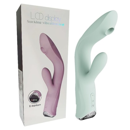 Sucking Vibration Rod - Vibrador Rabbit Com 7 Funções de Ondas de Pressão no Ponto G e 7 Vibrações no Clítoris