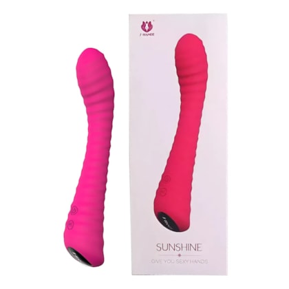 Sunshine - Vibrador Ponto G Anelado Recarregável e a Prova D'água Com 9 Modos de Vibração