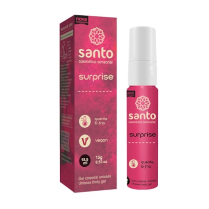 Surprise - Gel Excitante Unissex Com Sensação Quente e Frio e Sabor Refrescante Extra Forte