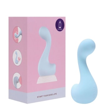 Swan App - Vibrador Duplo Para Ponto G e Clítoris Com 7 Modos de Vibração, 7 Ondas de Pressão e Aplicativo