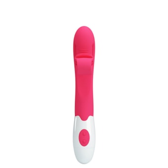 Tatianna - Vibrador Com Estimulador Clitoriano em Formato de Caracol e 30 Funções de Vibração