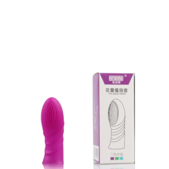 The Magic Finger - Dedeira em Silicone com Saliências Massageadoras