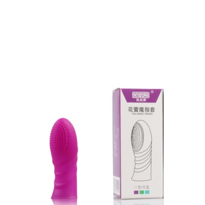 The Magic Finger - Dedeira em Silicone com Saliências Massageadoras