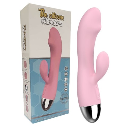 The Silicone Vibrators - Vibrador Rabbit Com 2 Motores e 12 Funções de Vibração